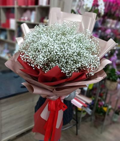 Букет цветов из: Гипсофила в Лобва