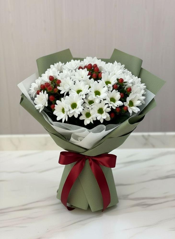 Букет цветов из: Хризантемы в Лобва