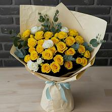 Букет цветов из:  Розы в Лобва