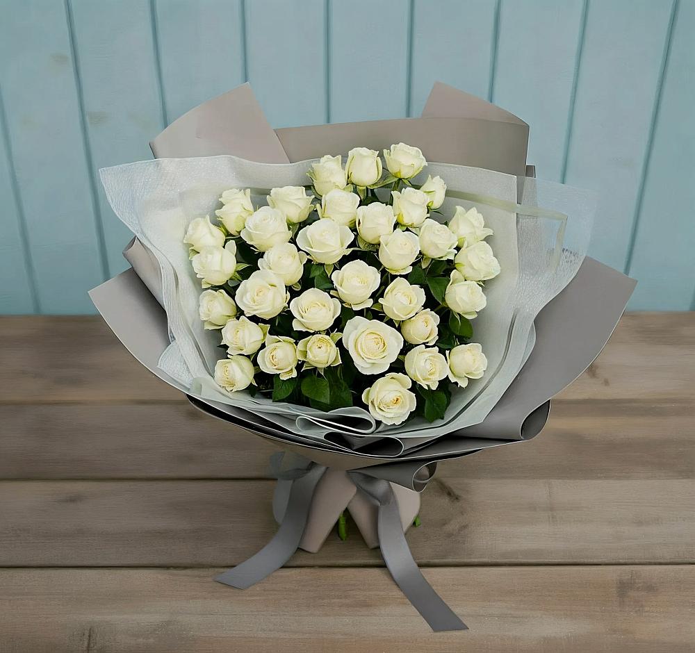 Букет Белоснежная нежность в Лобва