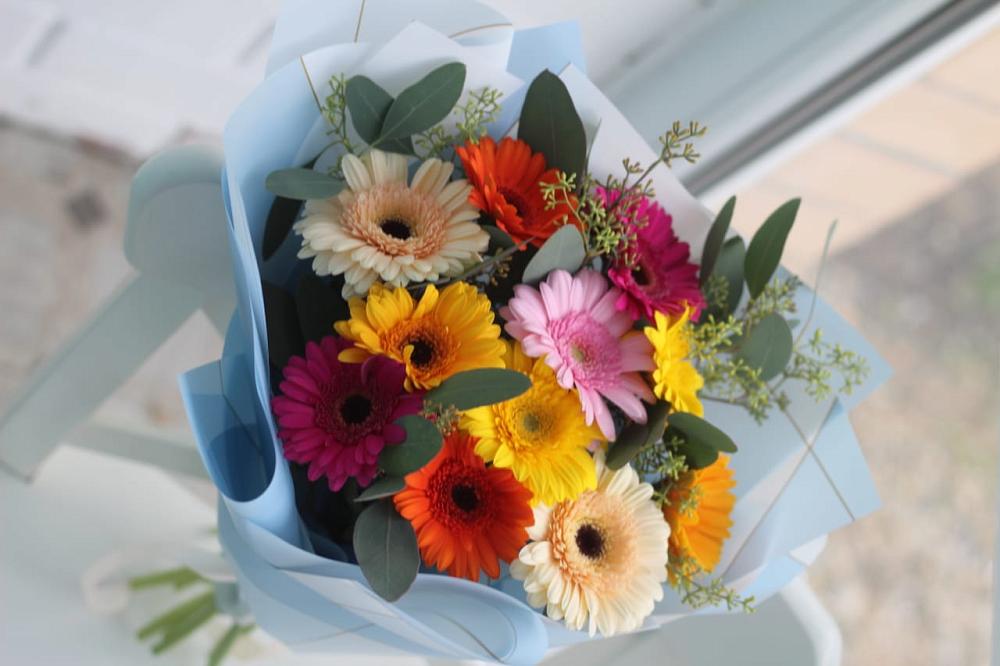 Букет цветов из: Герберы в Лобва