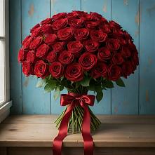 Букет Красные розы Блэк Меджик в Лобва
