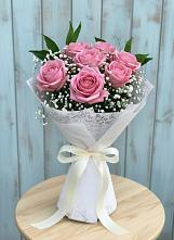 Букет цветов из:  Розы в Лобва