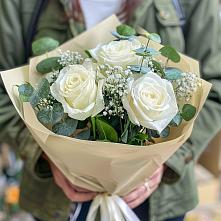 Букет цветов из:  Розы в Лобва