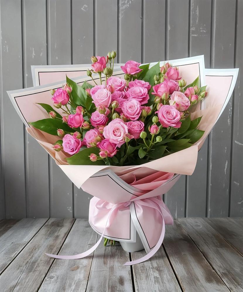 Букет Розовый кустик в Лобва