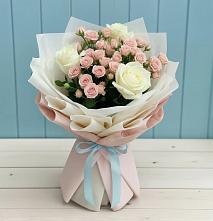 Букет цветов из:  Розы в Лобва