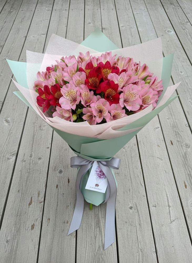Букет цветов из: Альстромерии в Лобва