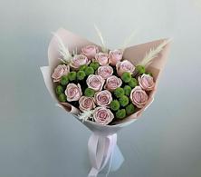 Букет цветов из:  Розы и Хризантемы #REPLACE_PRED# Лобва