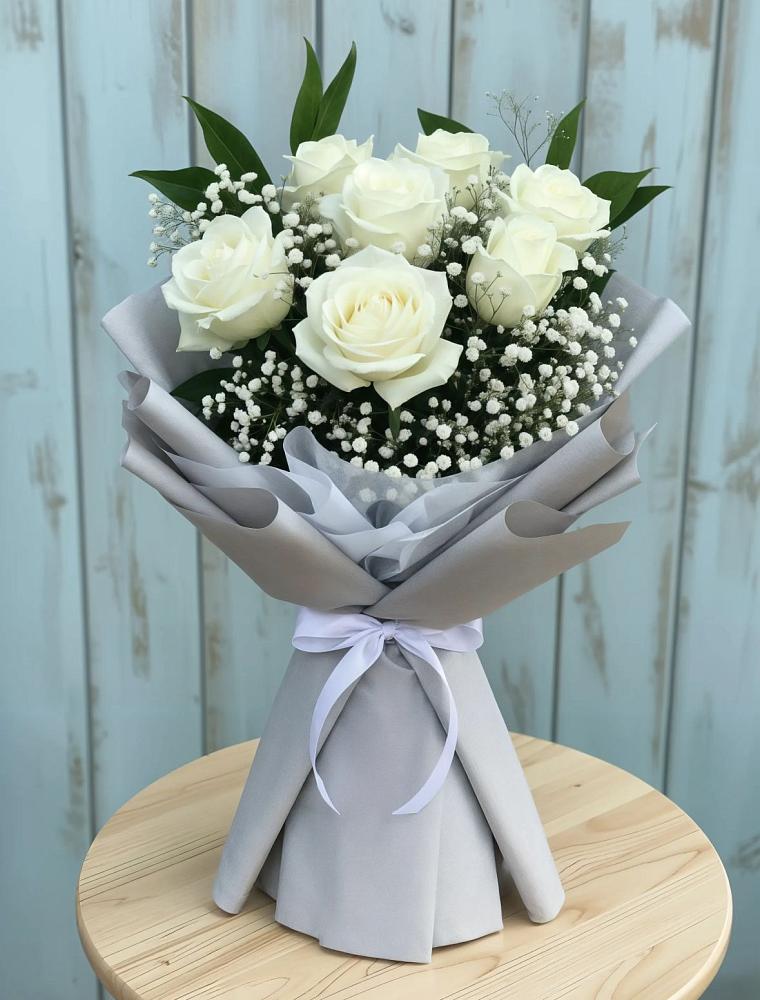 Букет цветов из: Розы в Лобва