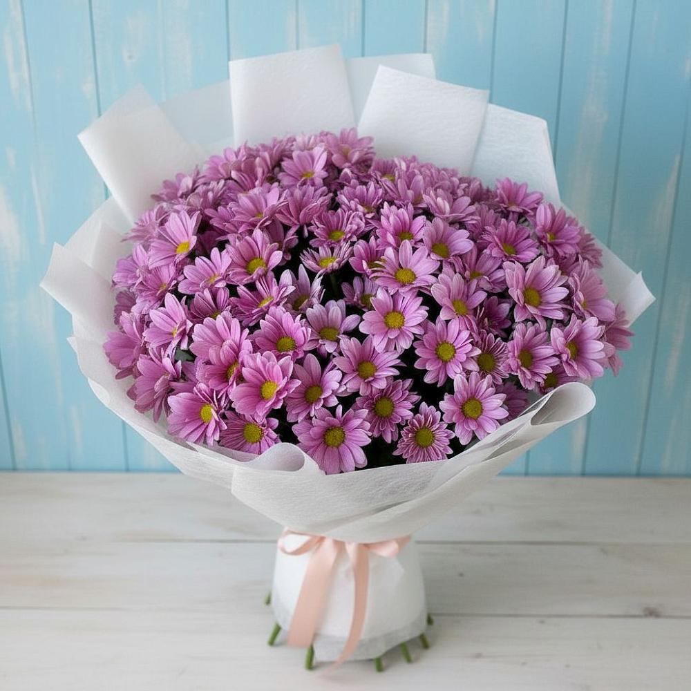 Букет цветов из: Хризантемы в Лобва