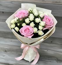 Букет цветов из:  Розы в Лобва
