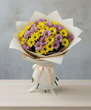 Букет цветов из:  Хризантемы в Лобва
