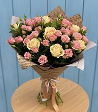 Букет цветов из:  Розы в Лобва