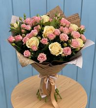 Букет цветов из:  Розы в Лобва