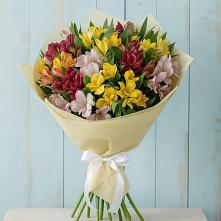 Букет цветов из:  Альстромерии #REPLACE_PRED# Лобва