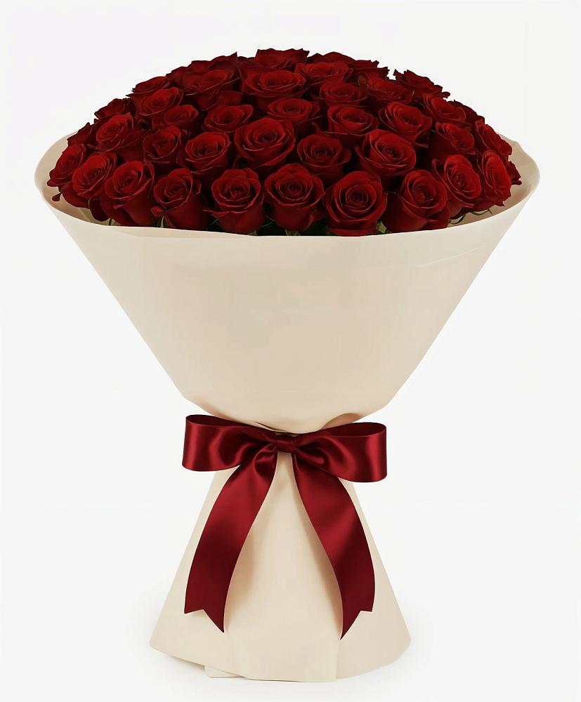 Букет 101 Бордовая роза Блэк Бакарра в Лобва