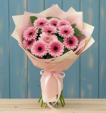 Букет цветов из:  Герберы #REPLACE_PRED# Лобва